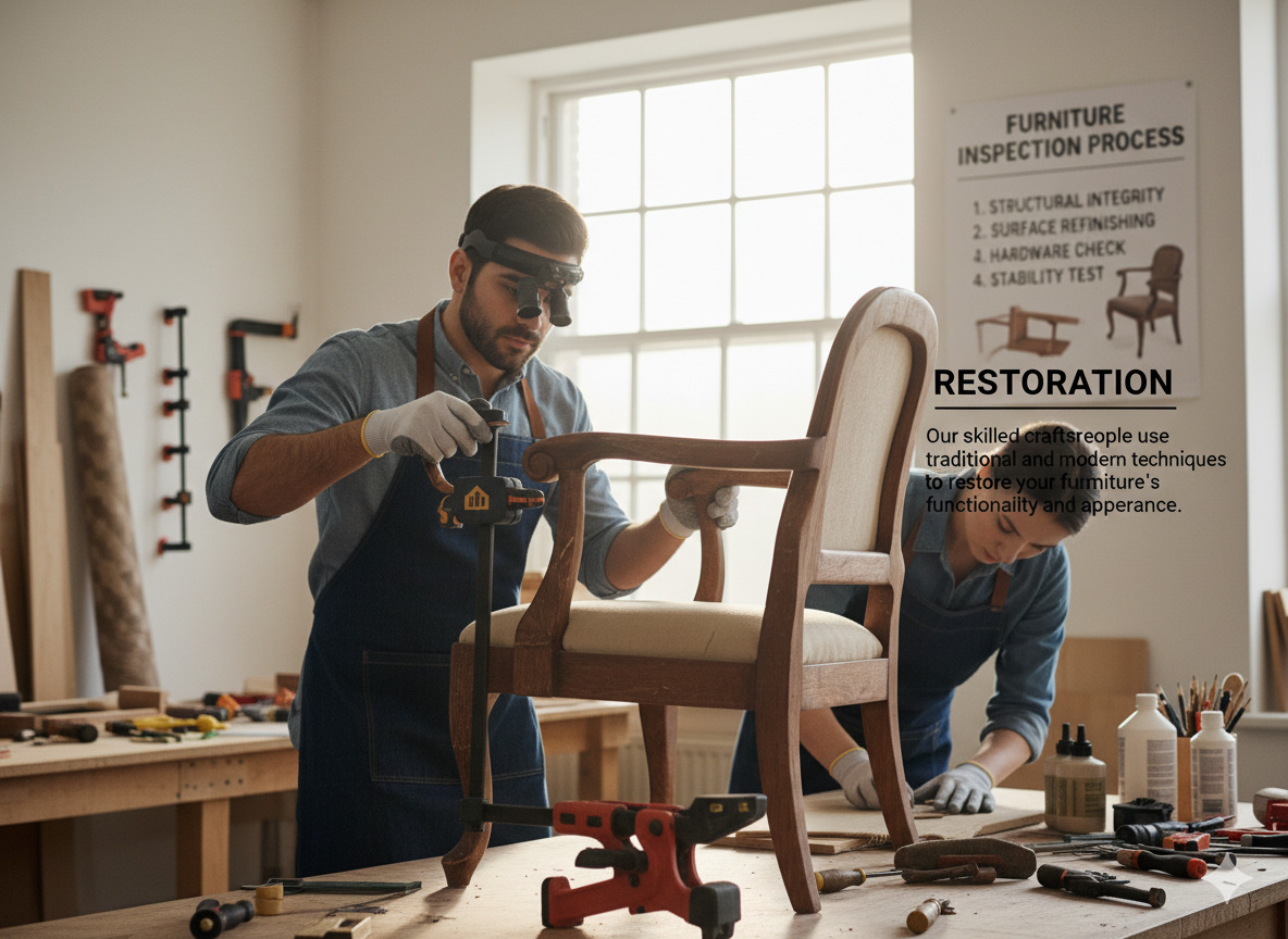 Professional repair work